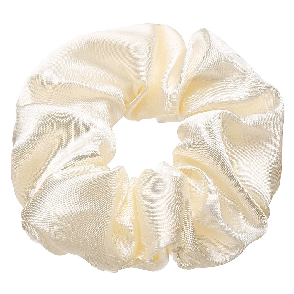 Women's Cloth Handmade Simple Fashion Retro Solid Color Hair Ring Hair Accessories - Image 8