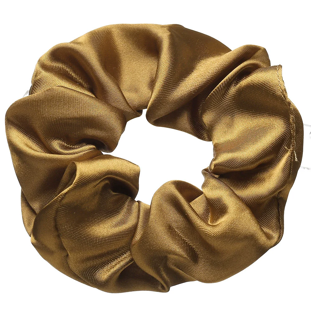 Women's Cloth Handmade Simple Fashion Retro Solid Color Hair Ring Hair Accessories - Image 9