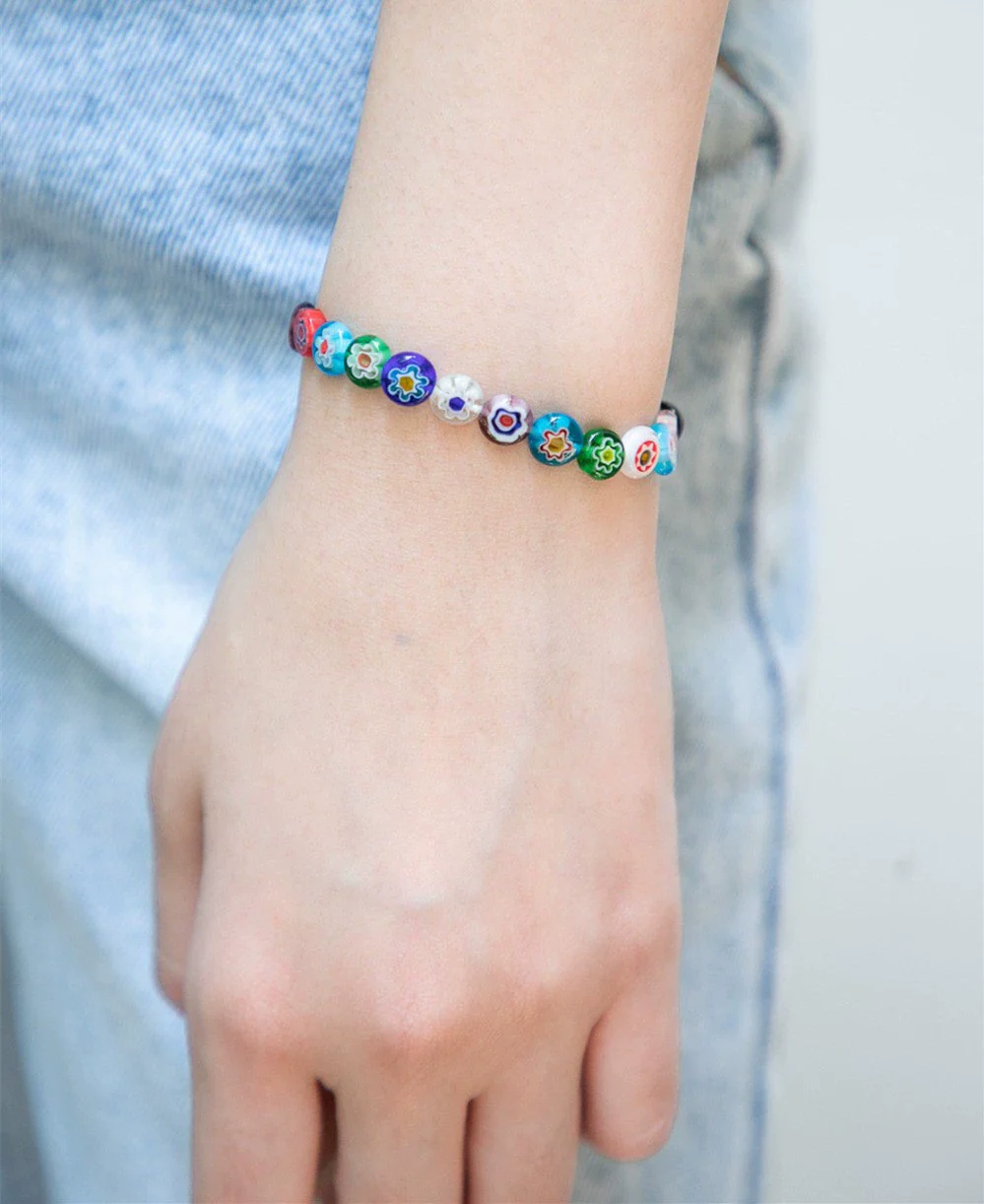 Women's Copper Geometric Freshwater Pearl Bracelet - Image 16