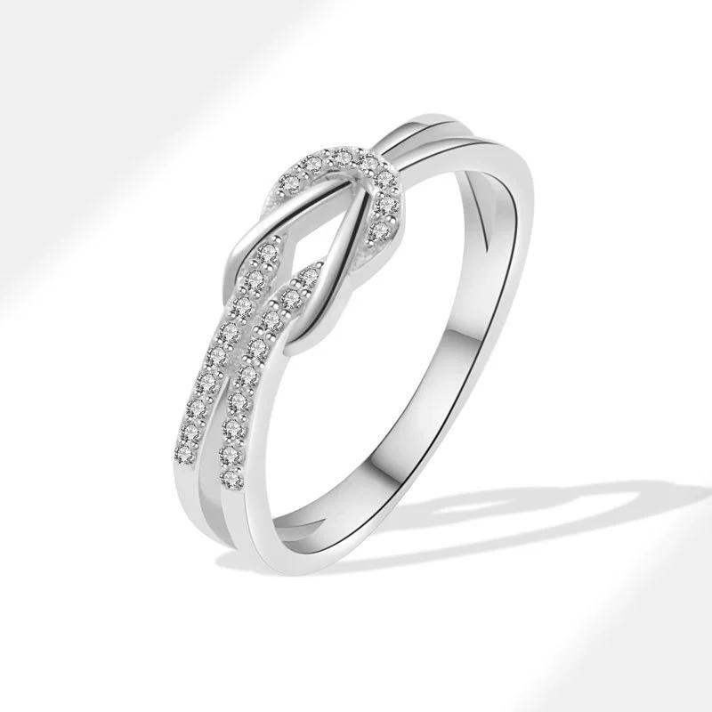 Women's Copper Ring Electroplated Versatile Geometric Design - Image 7