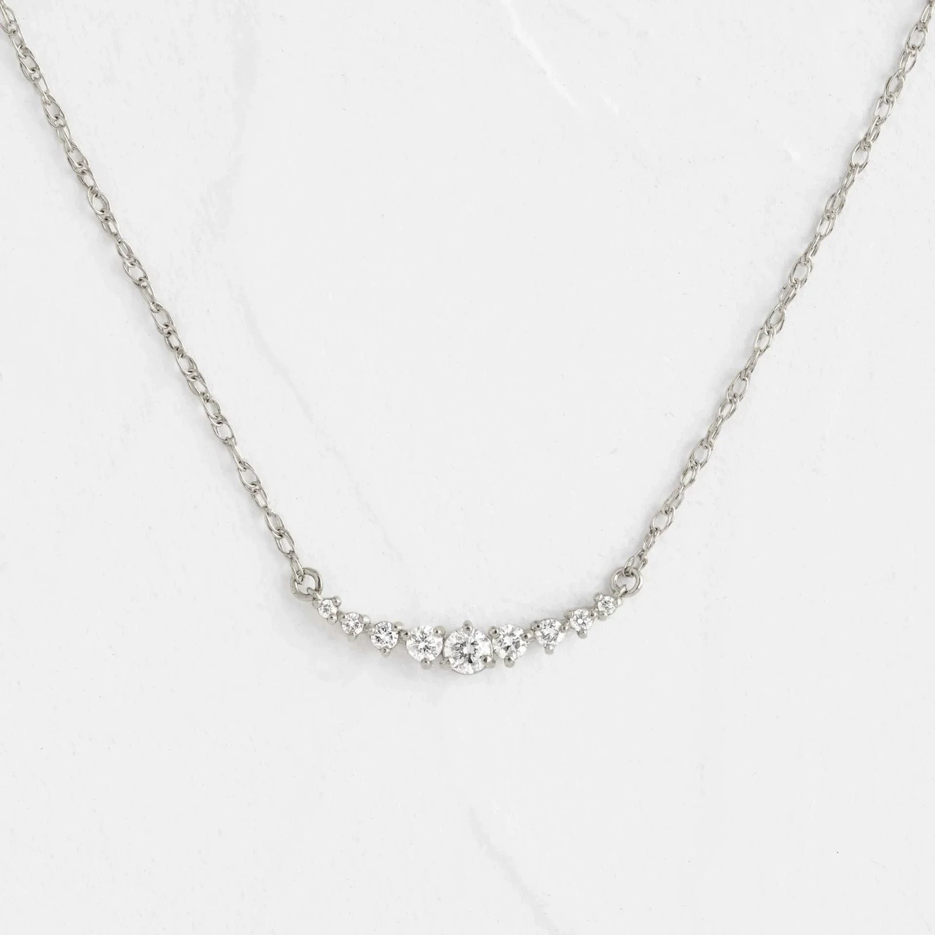 Women's Copper Zircon Microinlaid Geometric Smiling Face Shape Fashionable Light Luxury Necklace - Image 7