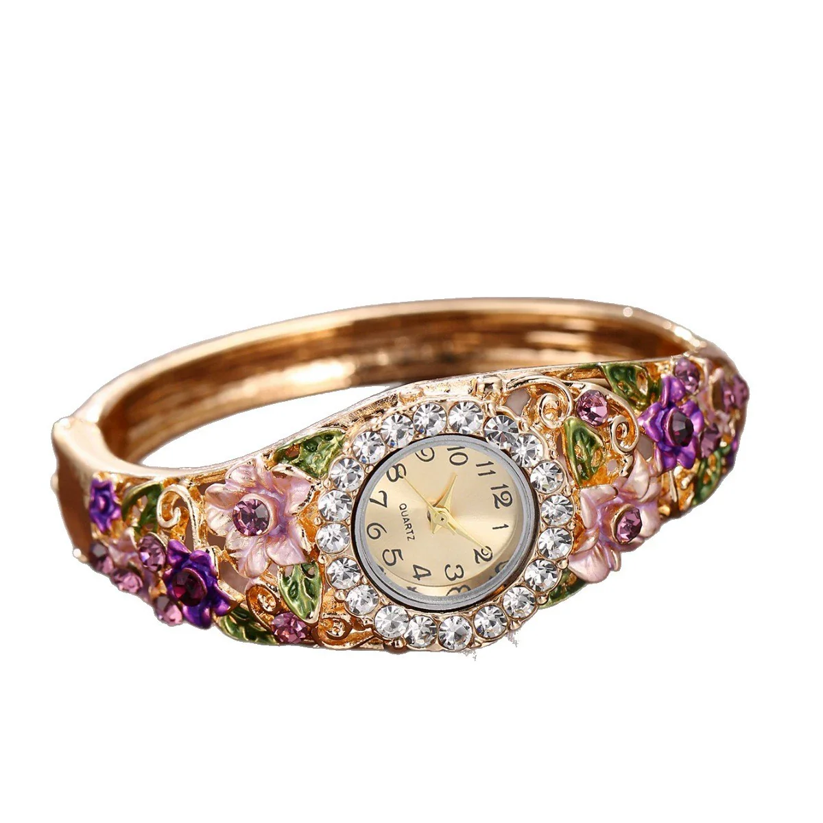 Women's Fashion Alloy Bracelet Quartz Watch With Round Dial - Image 5