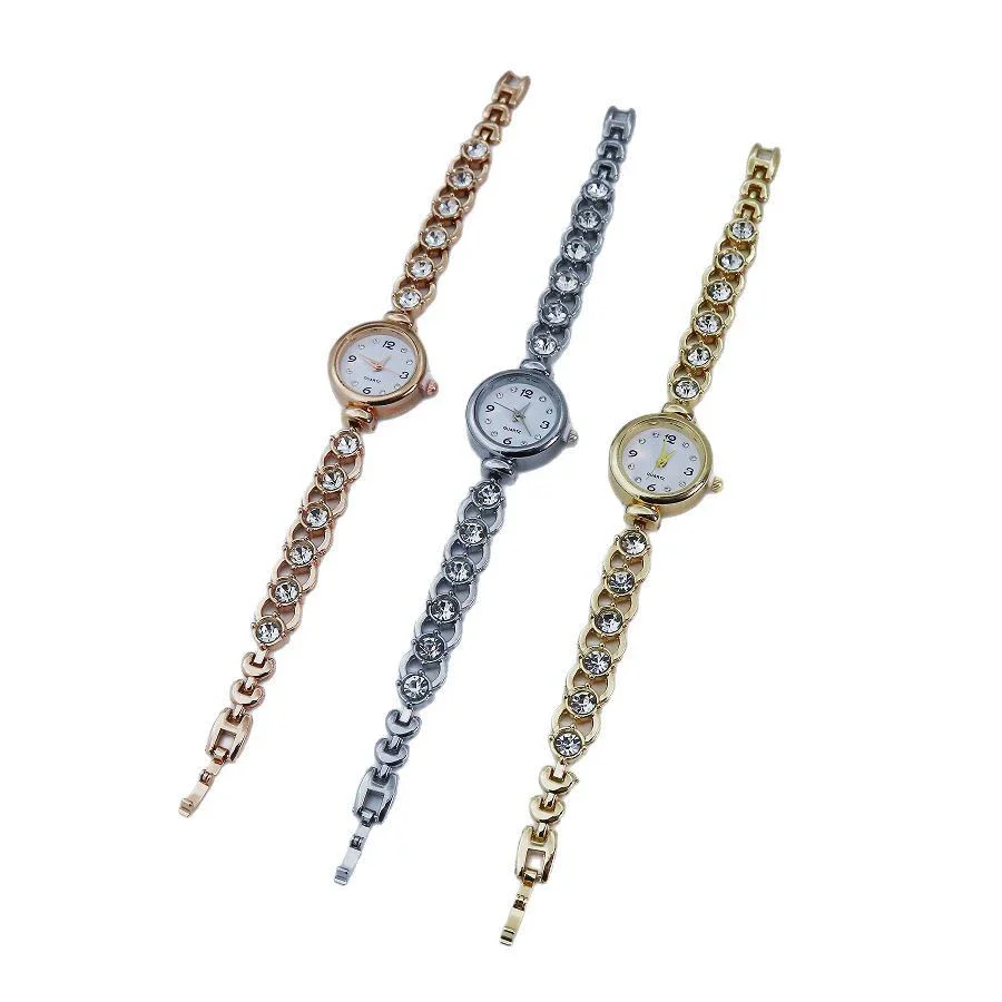 Women's Fashion Casual Alloy Round Quartz Bracelet Watch - Image 5