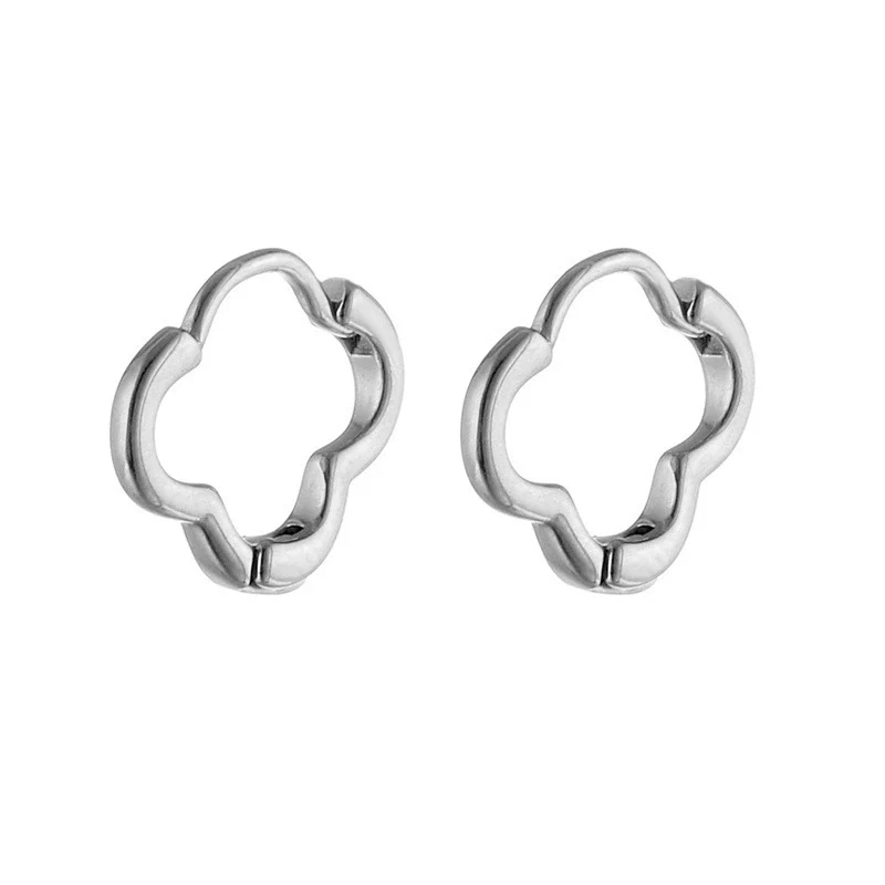 Women's Fashion Elegant Hollow Flower Zinc Alloy Earrings With Electroplating Treatment - Image 7