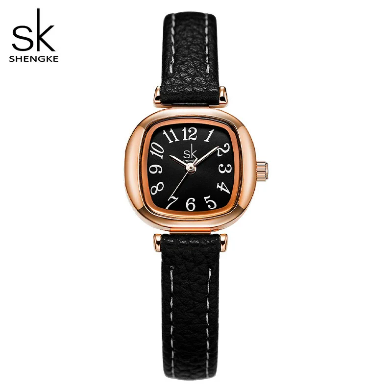 Women's Fashion Exquisite Waterproof Alloy Pu Belt Oval Dial Quartz Watch
