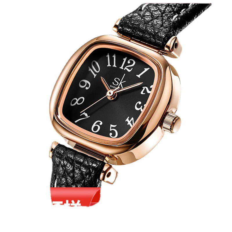 Women's Fashion Exquisite Waterproof Alloy Pu Belt Oval Dial Quartz Watch - Image 2