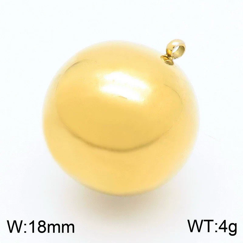 Women's Fashion Jewelry Twopiece Set With Titanium Steel And Pearl Chain And Large Ball Design - Image 27