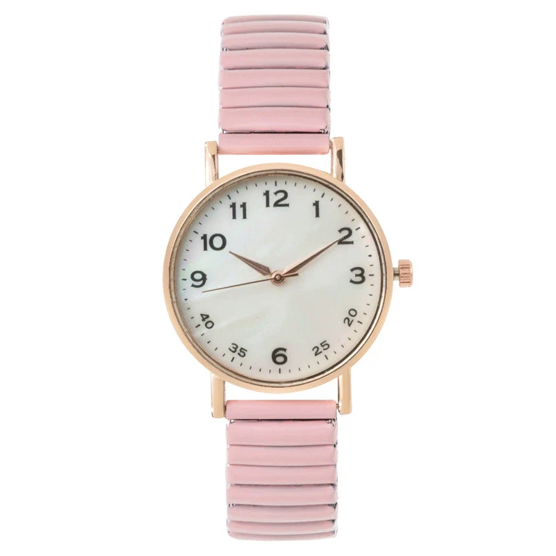 Women's Fashion Quartz Watch Alloy Case Metal Strap Round Dial
