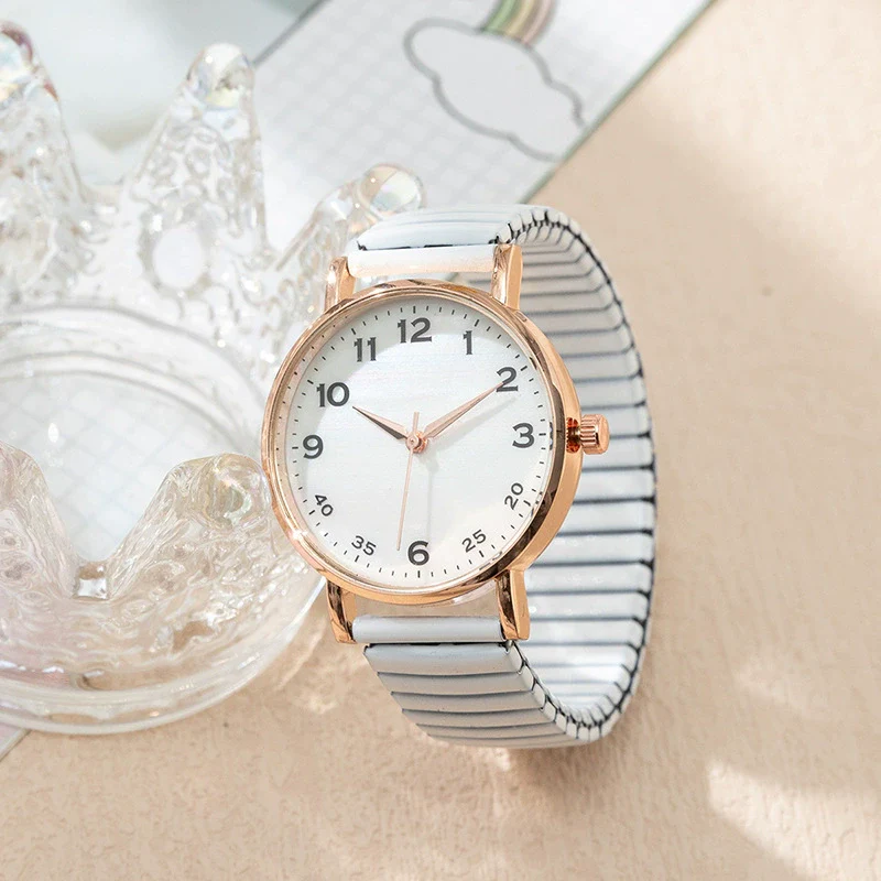 Women's Fashion Quartz Watch Alloy Case Metal Strap Round Dial - Image 2