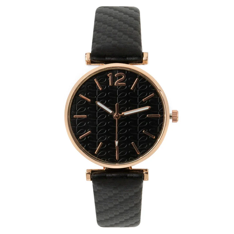 Women's Fashion Quartz Watch With Alloy Case Imitation Leather Strap And Round Dial - Image 10
