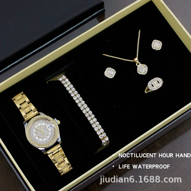 Women's Fashion Quartz Watch With Alloy Case Imitation Leather Strap And Stainless Steel Clasp Round Dial - Image 22