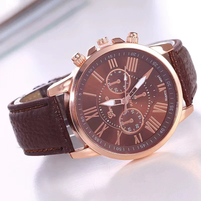 Women's Fashion Watch Belt Alloy Case Pu Strap Stainless Steel Clasp Round Dial Leisure Style - Image 15