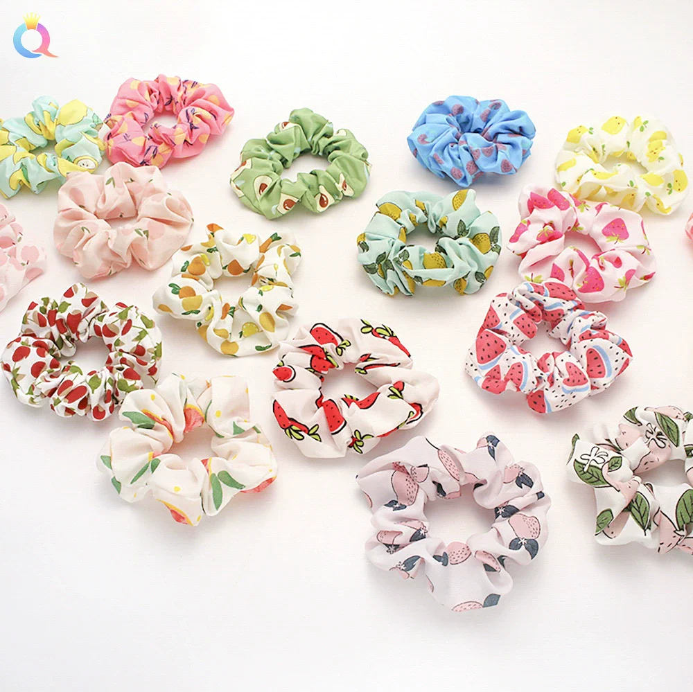 Women's Fresh Fruit Fabric Handmade Hair Ring Headwear