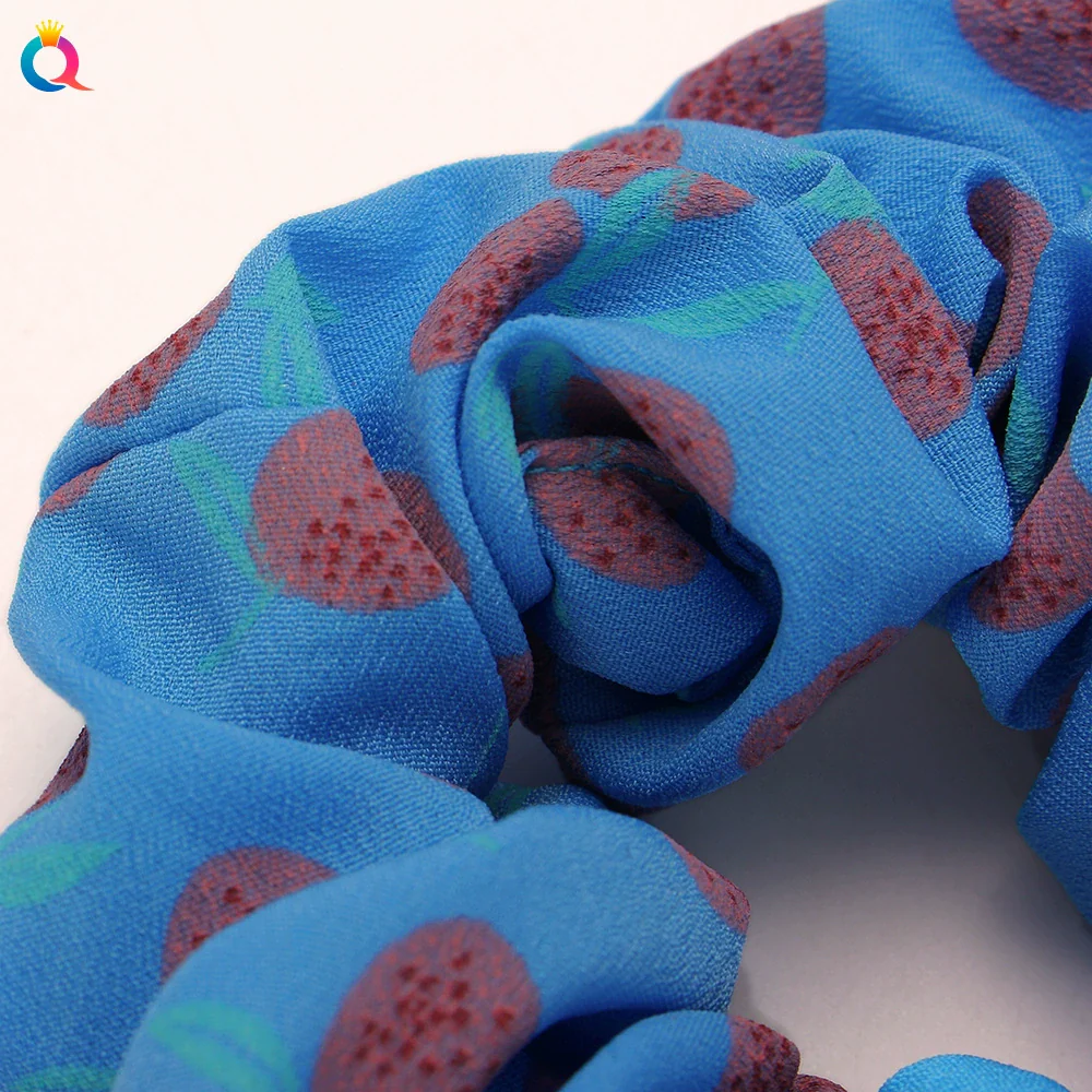 Women's Fresh Fruit Fabric Handmade Hair Ring Headwear - Image 3