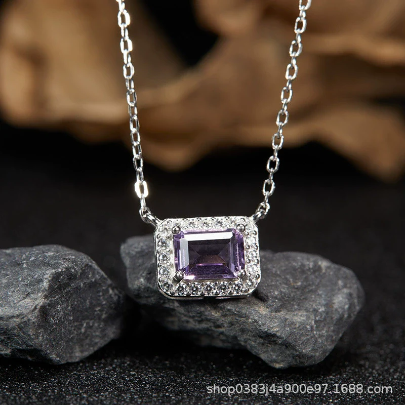 Women's Geometric Crystal And 925 Sterling Silver Ear Studs Set With Gems - Image 30