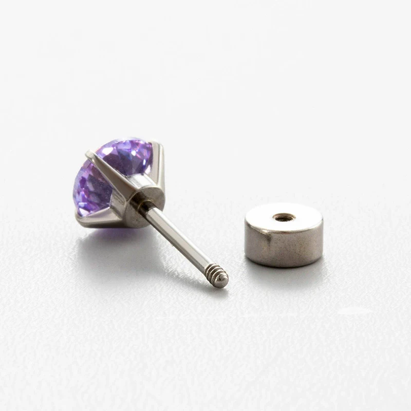 Women's Geometric Zirconia Titanium Steel Earring - Image 4