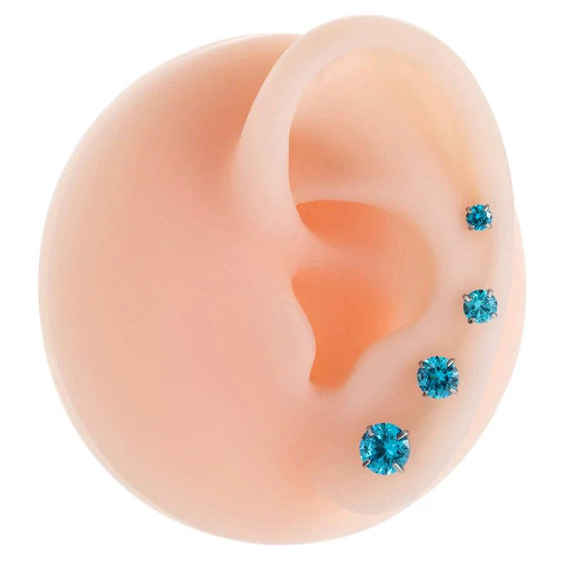 Women's Geometric Zirconia Titanium Steel Earring - Image 5
