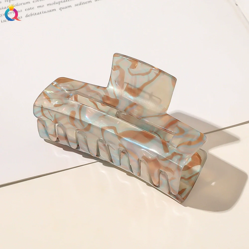Women's Handmade Acetic Acid Plate Shark Clip Hair Jewelry - Image 11