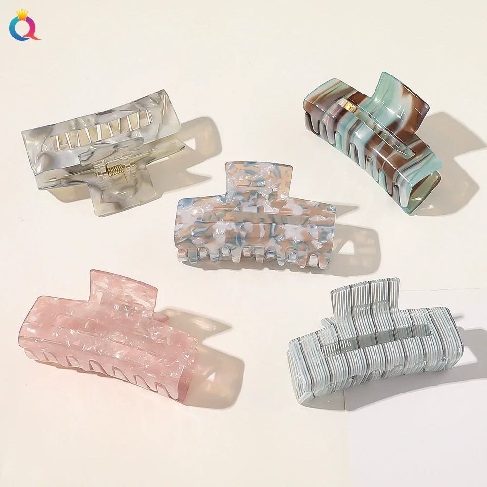 Women's Handmade Acetic Acid Plate Shark Clip Hair Jewelry - Image 2