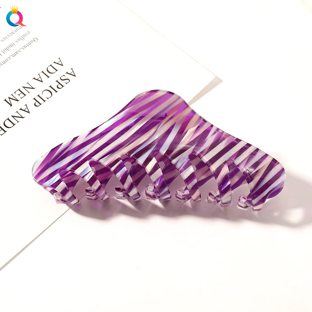 Women's Handmade Acetic Acid Shark Hair Clip Mixed Color Headwear - Image 4