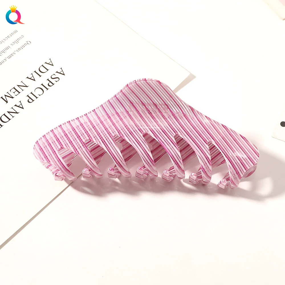 Women's Handmade Acetic Acid Shark Hair Clip Mixed Color Headwear - Image 5