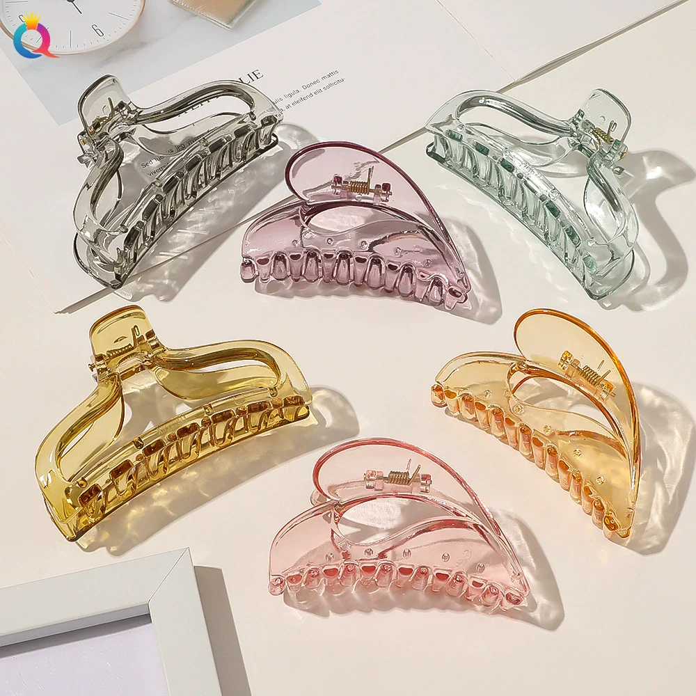 Women's Handmade Acrylic Duckbill Hair Grab Clip
