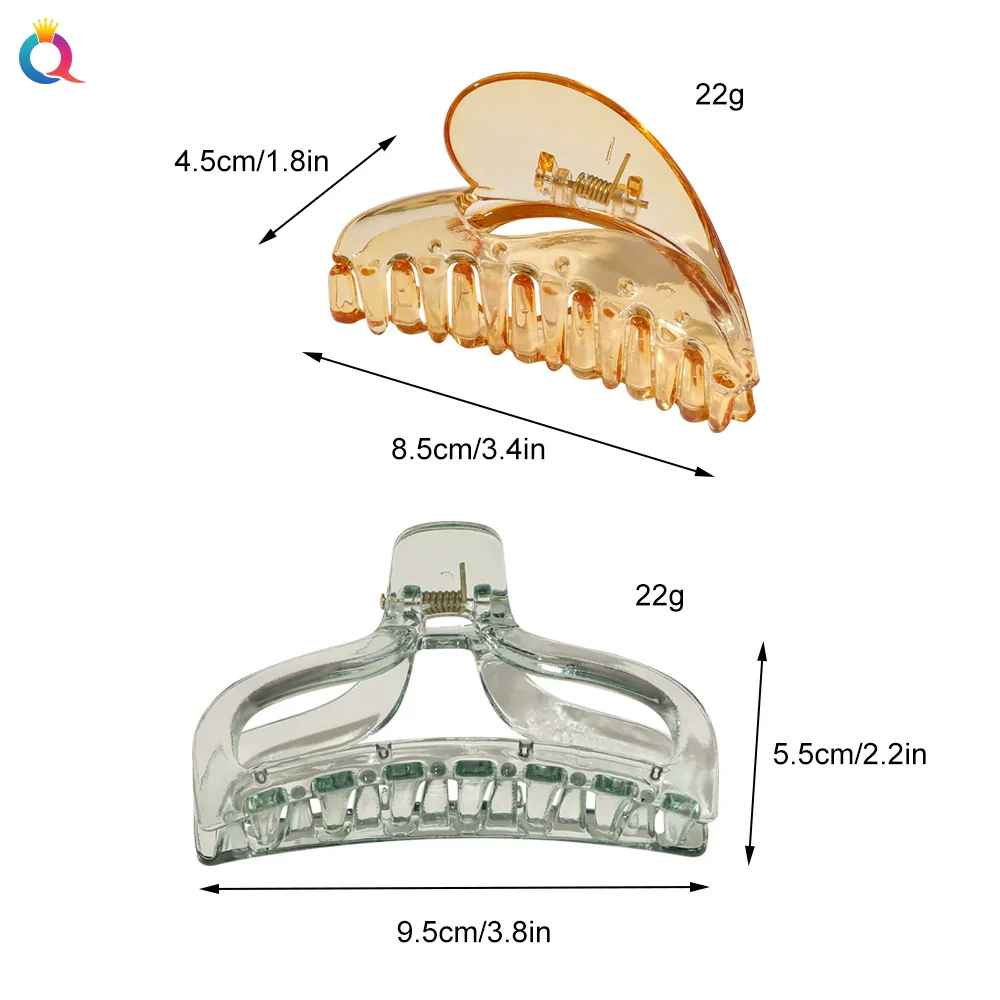 Women's Handmade Acrylic Duckbill Hair Grab Clip - Image 3
