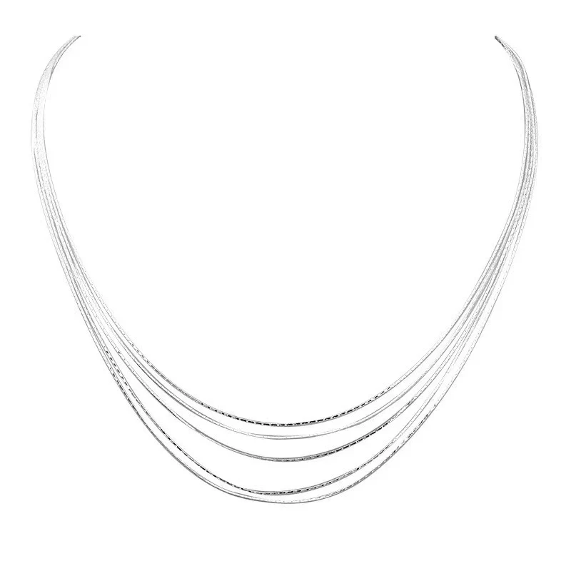 Women's Highend Light Luxury Metal Snake Bone Clavicle Necklace With Geometric Style And Electroplating - Image 5