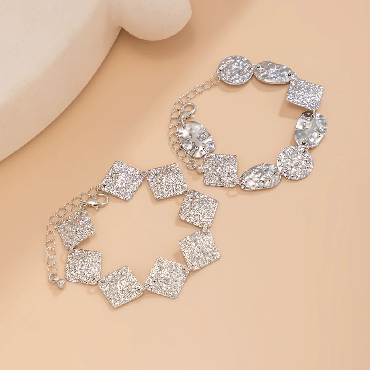 Women's Iron Geometric Bracelet With Electroplating Jewelry - Image 4