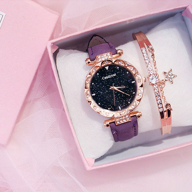 Women's Leisure Alloy And Imitation Leather Round Dial Watch With Ordinary Glass Mirror Spiral Crown And Pin Buckle - Image 21