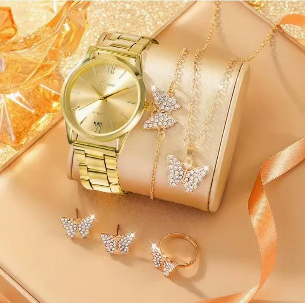 Women's Leisure Quartz Watch With Zinc Alloy Band And Round Dial - Image 7
