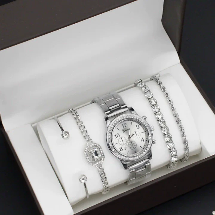 Women's Leisure Quartz Watch With Zinc Alloy Band And Round Dial - Image 8