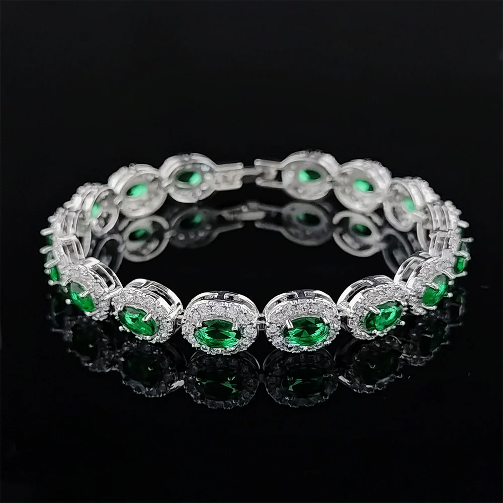 Women's Light Luxury Geometric Copper Eggshaped Bracelet - Image 8
