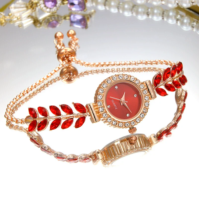 Women's Luxury Quartz Round Alloy Bracelet Watch With Mineral Strengthened Glass Mirror And Jewelry Buckle - Image 6