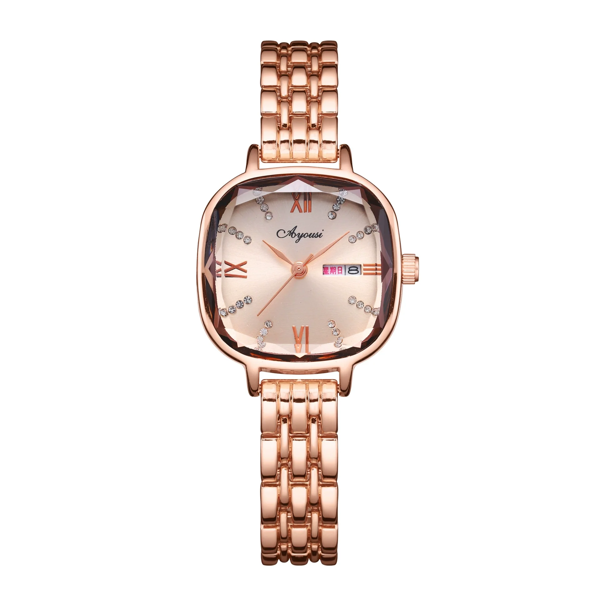 Women's Luxury Square Alloy Quartz Waterproof Watch - Image 6