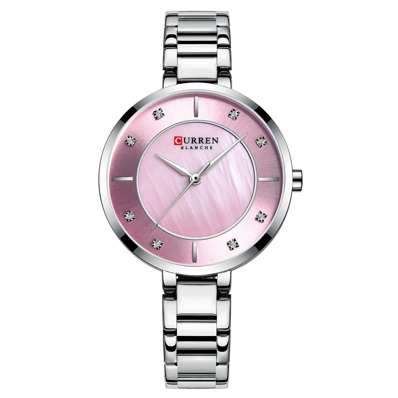 Women's Metal And Stainless Steel Round Fashion Waterproof Watch - Image 7