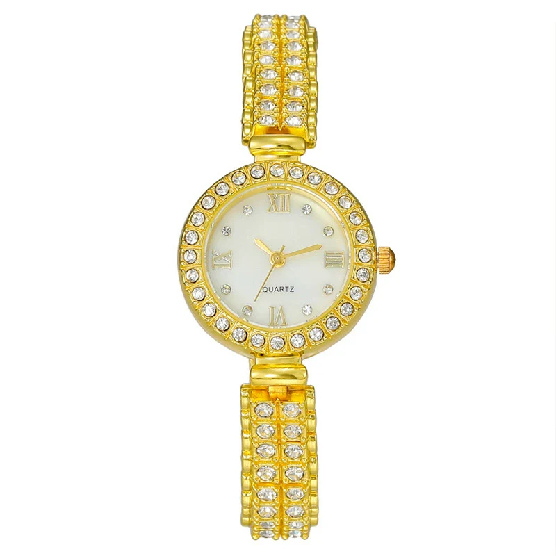 Women's Metal Watch Round Diamondencrusted Fashion Style - Image 6