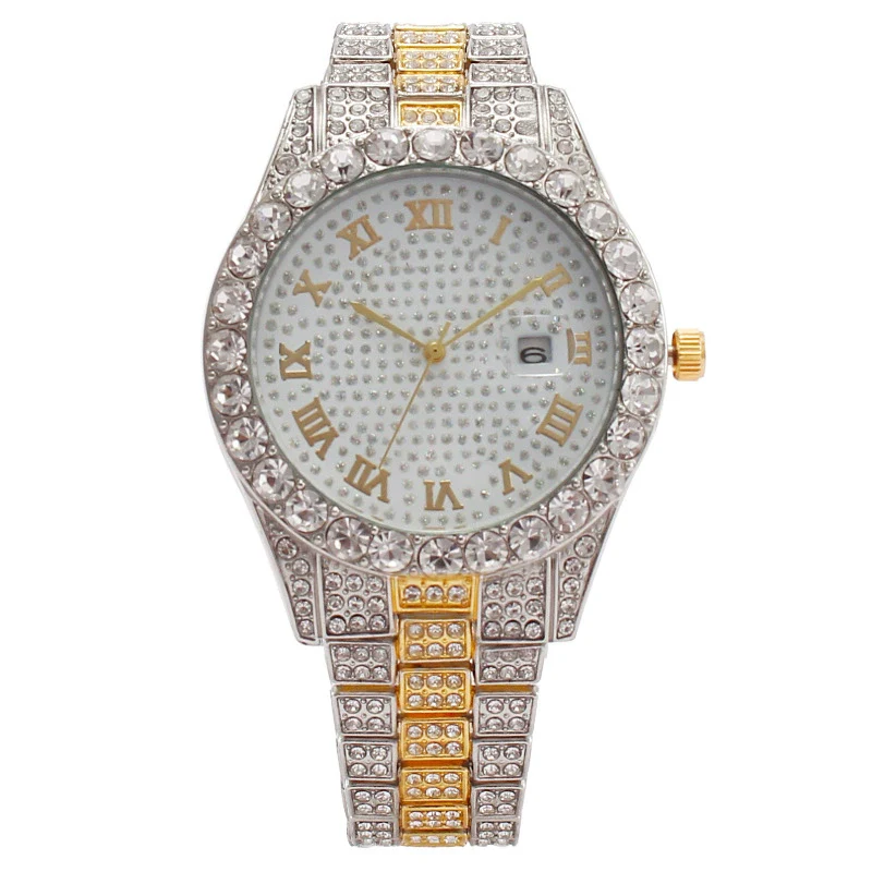 Women's Metal Watch With Roman Pattern And Fashion Style - Image 3