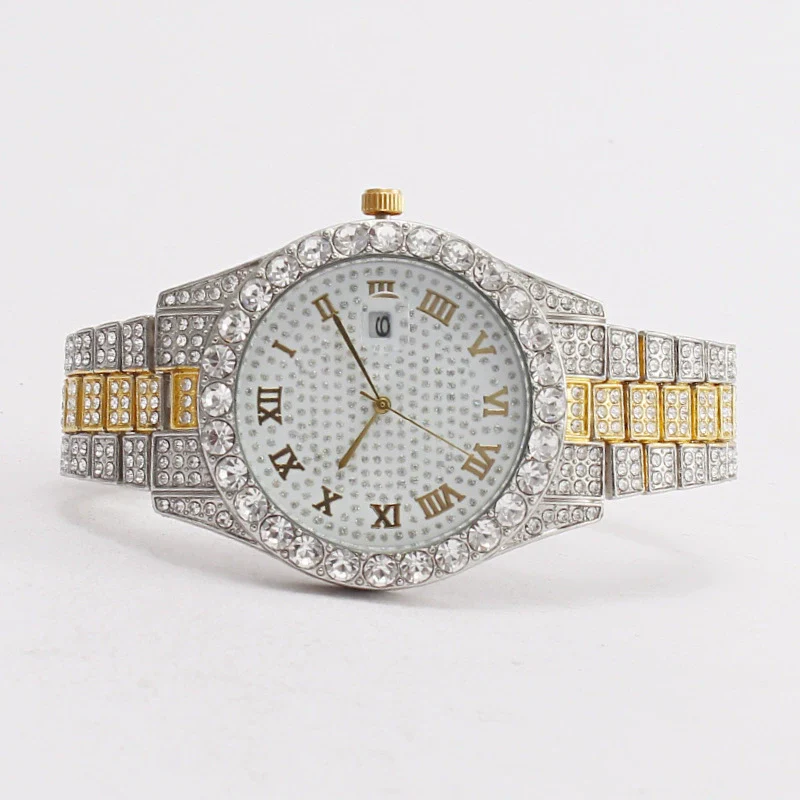 Women's Metal Watch With Roman Pattern And Fashion Style - Image 4