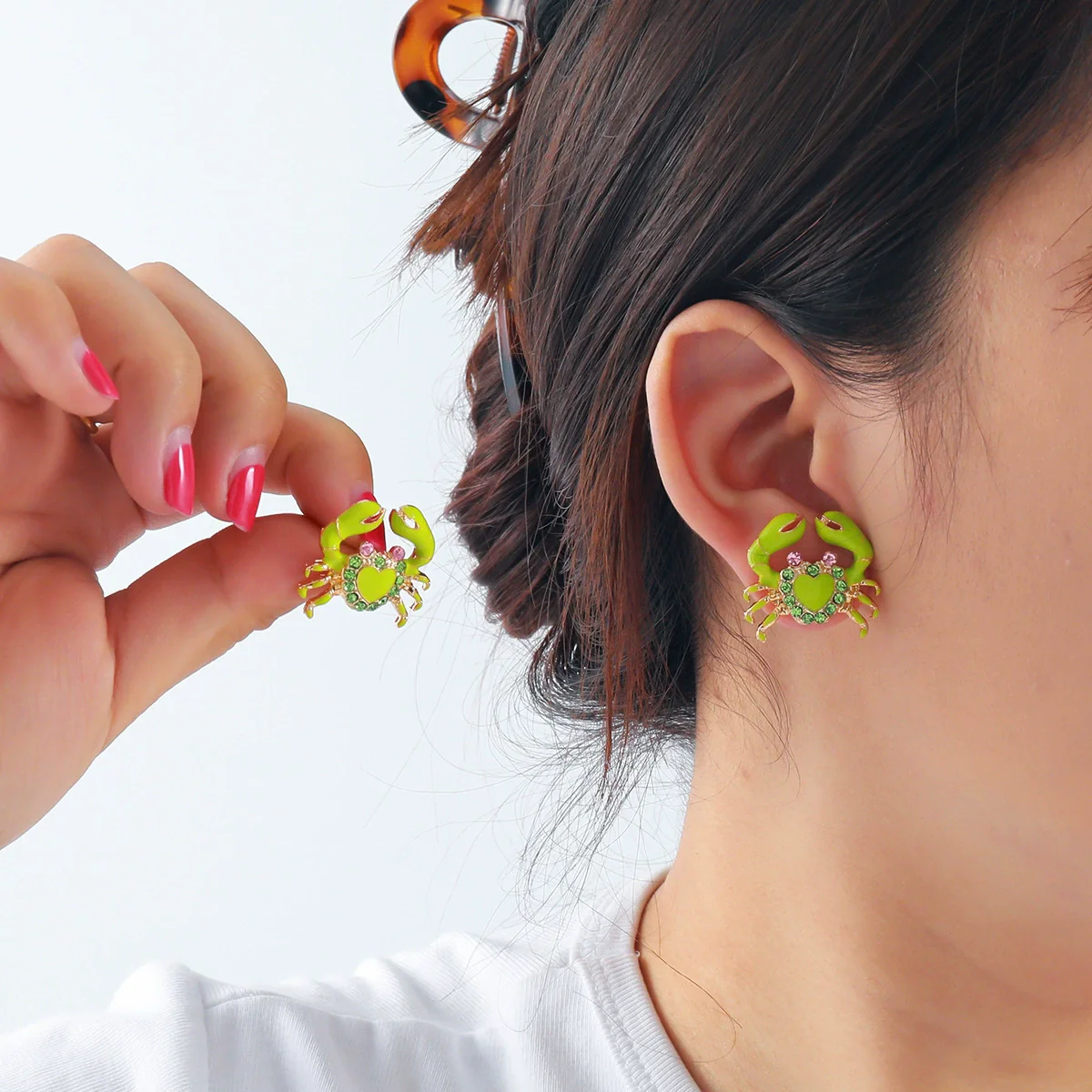 Women's Oildropping Zinc Alloy Animal Zodiac Style Earrings - Image 2