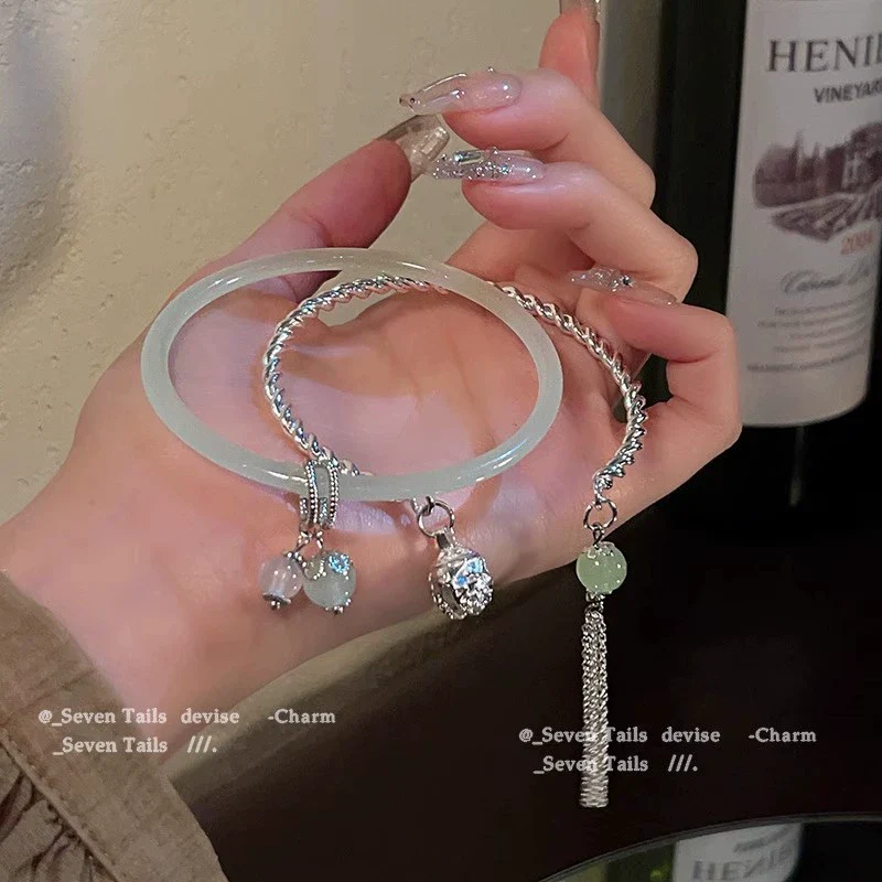 Women's Pearl Geometric Insectinspired Electroplated Hand Jewelry Bracelet - Image 30