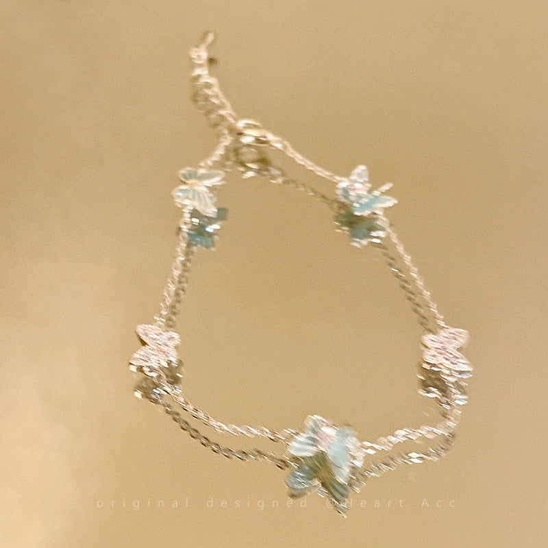 Women's Pearl Geometric Insectinspired Electroplated Hand Jewelry Bracelet - Image 39