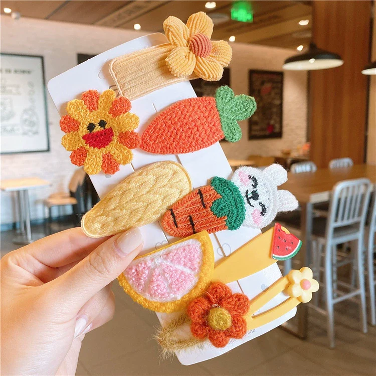 Women's Plush Cloth Handmade Fashion Ol Style Side Clip Hairpin - Image 14