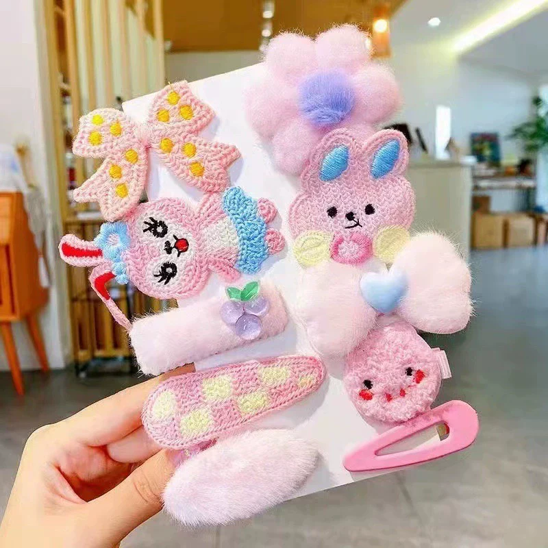 Women's Plush Cloth Handmade Fashion Ol Style Side Clip Hairpin - Image 16