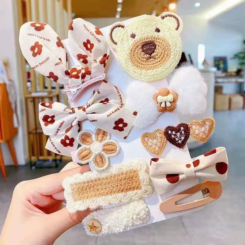 Women's Plush Cloth Handmade Fashion Ol Style Side Clip Hairpin - Image 17