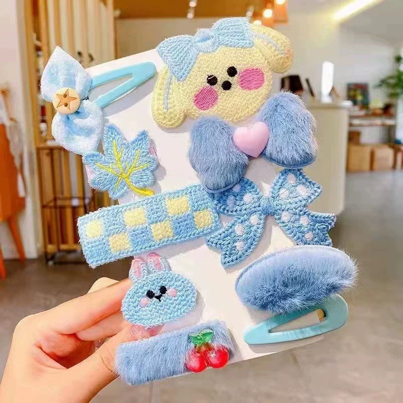 Women's Plush Cloth Handmade Fashion Ol Style Side Clip Hairpin - Image 19