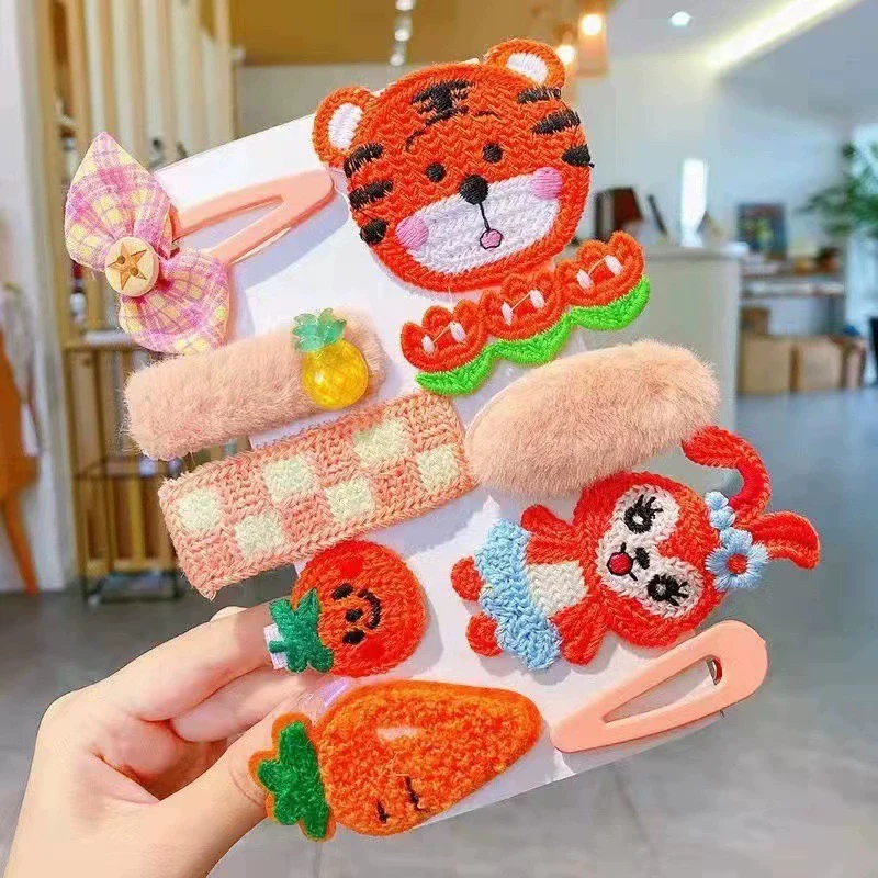 Women's Plush Cloth Handmade Fashion Ol Style Side Clip Hairpin - Image 20