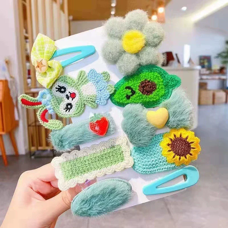 Women's Plush Cloth Handmade Fashion Ol Style Side Clip Hairpin - Image 22