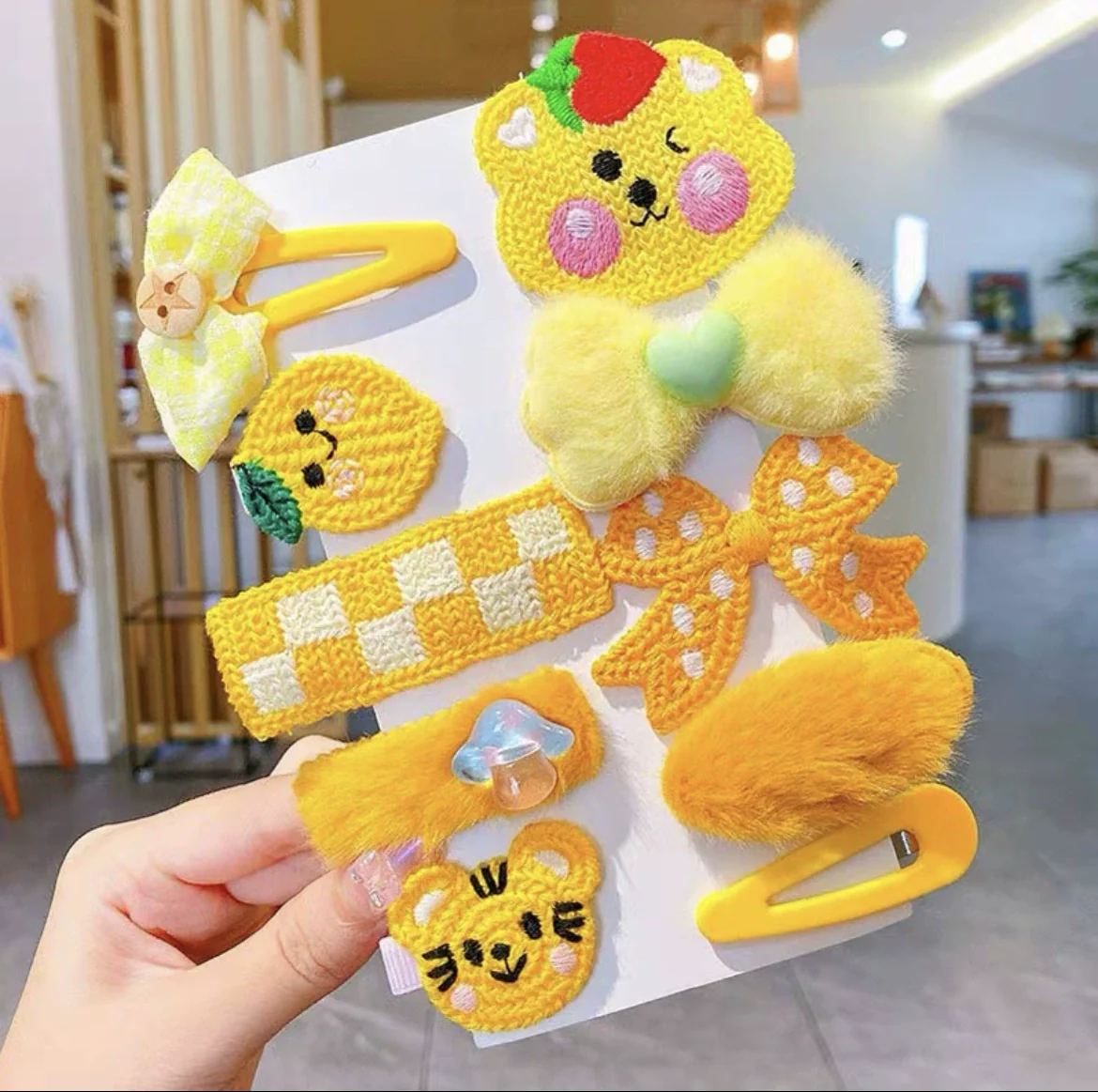 Women's Plush Cloth Handmade Fashion Ol Style Side Clip Hairpin - Image 23