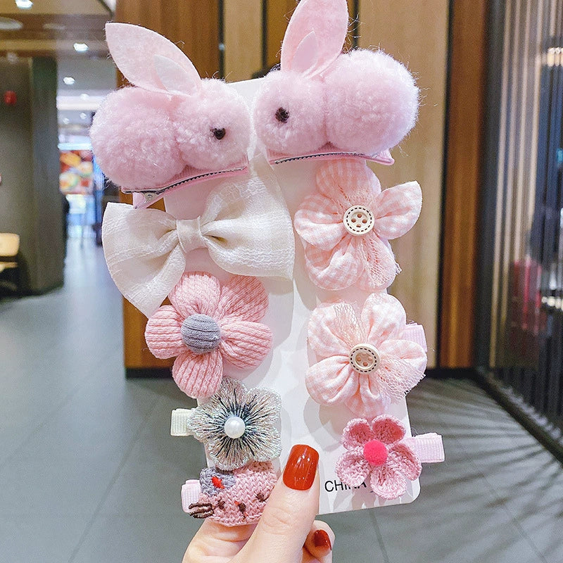 Women's Plush Cloth Handmade Fashion Ol Style Side Clip Hairpin - Image 24